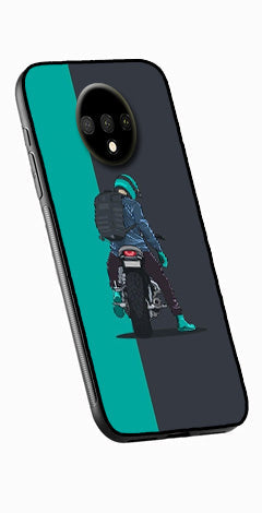 Bike Lover Metal Mobile Case for OnePlus 7T   (Design No -05)