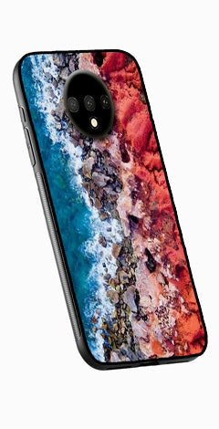 Sea Shore Metal Mobile Case for OnePlus 7T   (Design No -18)