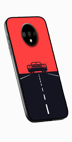 Car Lover Metal Mobile Case for OnePlus 7T   (Design No -21)