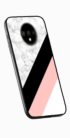 Marble Design Metal Mobile Case for OnePlus 7T   (Design No -24)