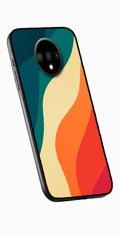 Muted Rainbow Metal Mobile Case for OnePlus 7T   (Design No -39)