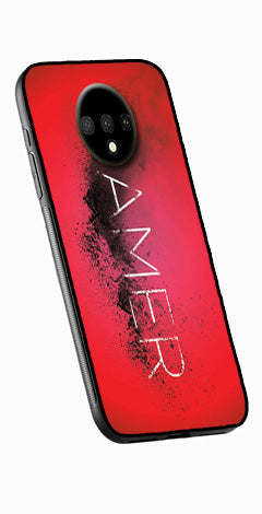 Gamer Pattern Metal Mobile Case for OnePlus 7T   (Design No -41)