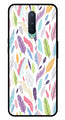 Colorful Feathers Metal Mobile Case for OnePlus 8