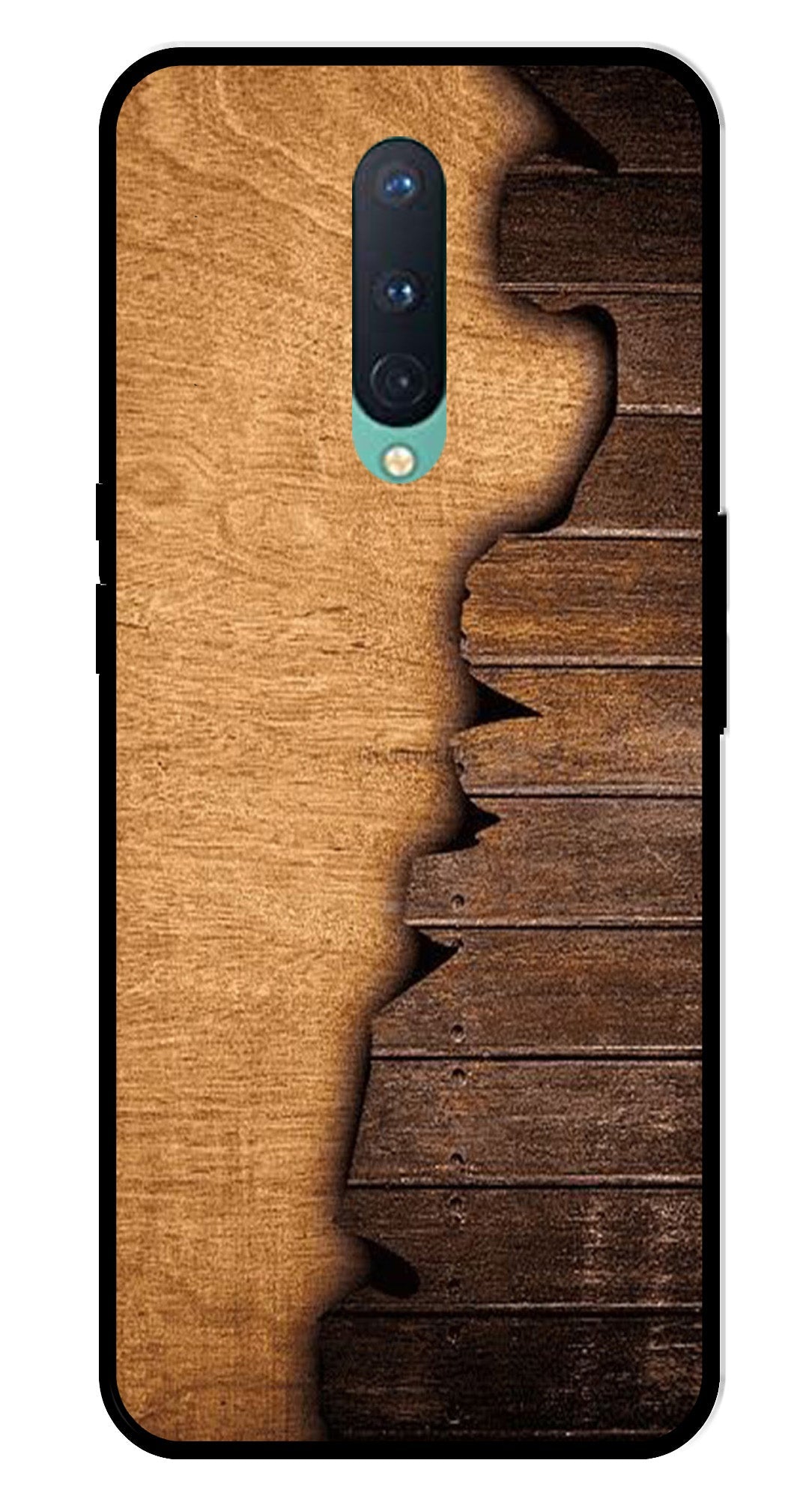 Wooden Design Metal Mobile Case for OnePlus 8