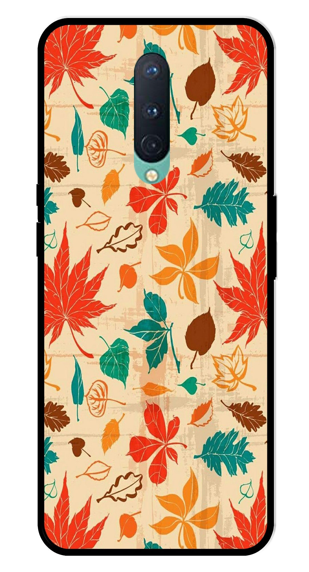 Leafs Design Metal Mobile Case for OnePlus 8
