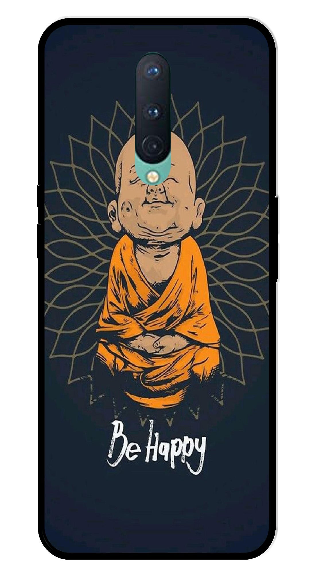 Be Happy Metal Mobile Case for OnePlus 8