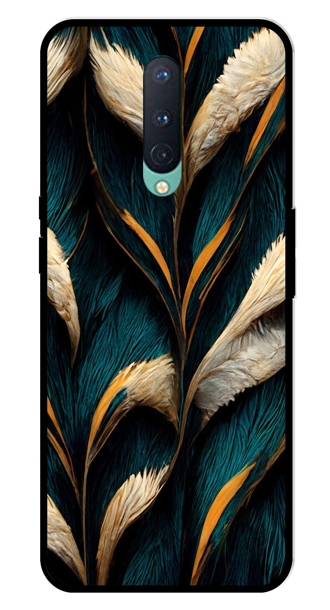 Feathers Metal Mobile Case for OnePlus 8