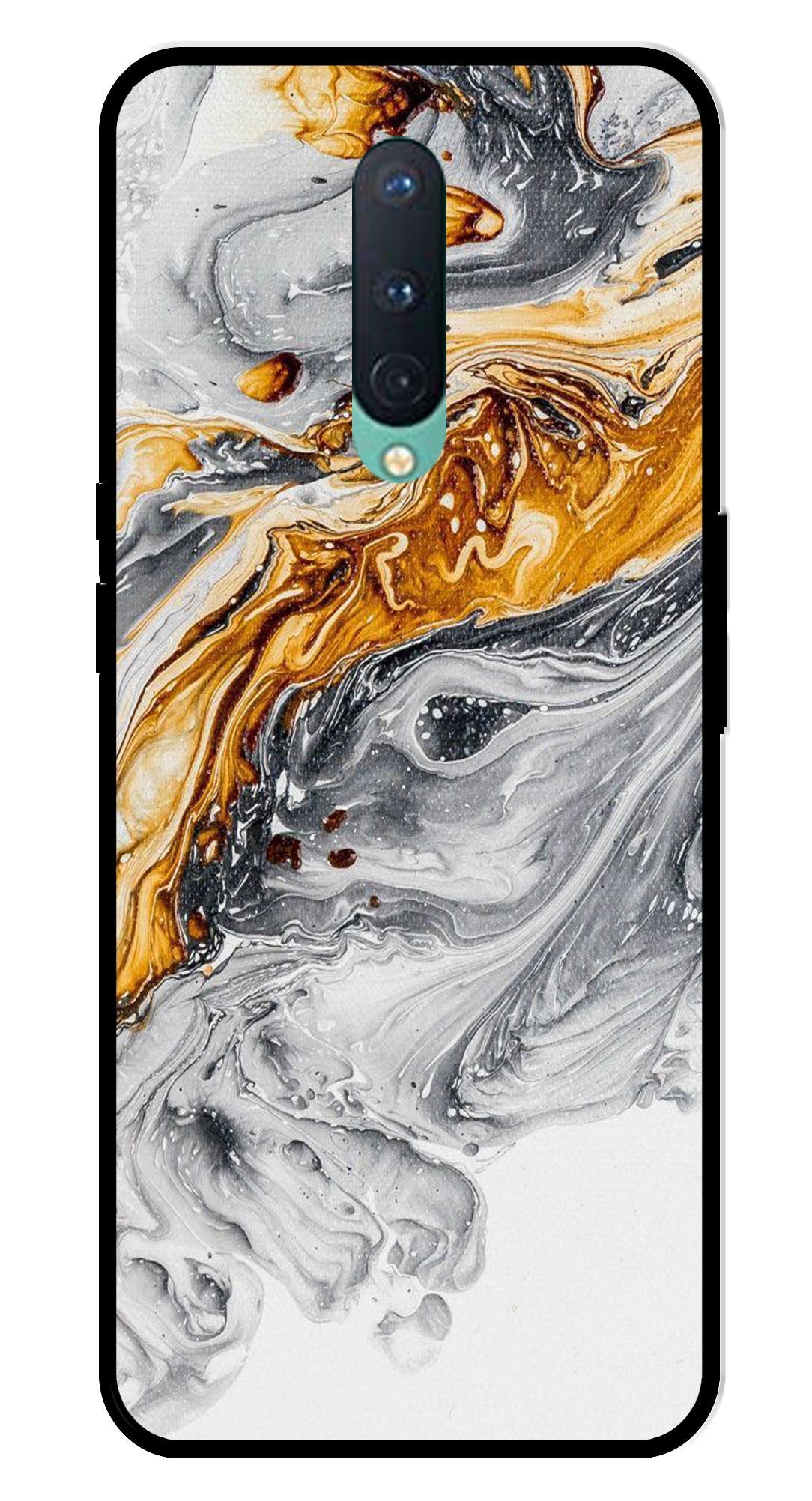 Marble Pattern Metal Mobile Case for OnePlus 8