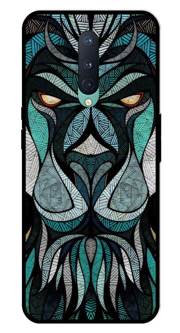 Lion Pattern Metal Mobile Case for OnePlus 8