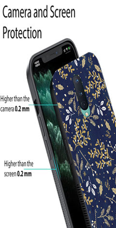 Floral Pattern  Metal Mobile Case for OnePlus 8