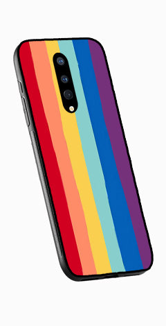 Rainbow MultiColor Metal Mobile Case for OnePlus 8   (Design No -03)