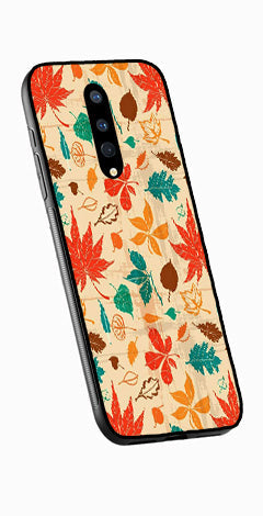 Leafs Design Metal Mobile Case for OnePlus 8   (Design No -14)