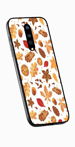 Autumn Leaf Metal Mobile Case for OnePlus 8   (Design No -19)
