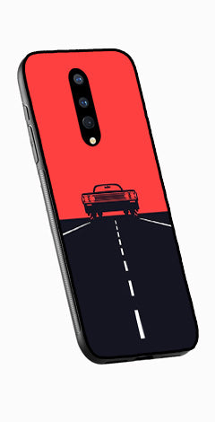 Car Lover Metal Mobile Case for OnePlus 8   (Design No -21)