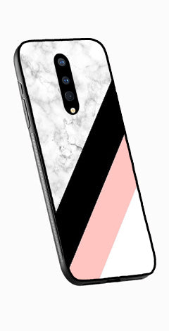 Marble Design Metal Mobile Case for OnePlus 8   (Design No -24)