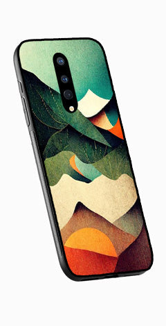 MultiColor Pattern Metal Mobile Case for OnePlus 8   (Design No -43)