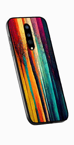 Modern Art Colorful Metal Mobile Case for OnePlus 8   (Design No -47)
