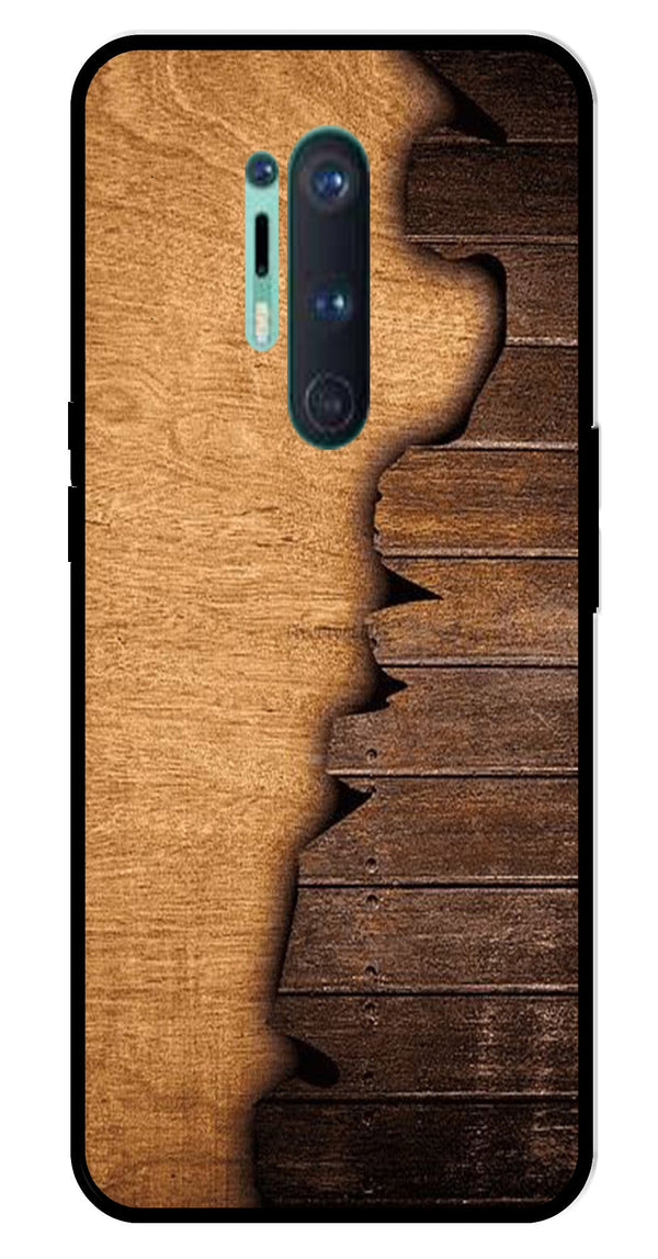Wooden Design Metal Mobile Case for OnePlus 8 Pro