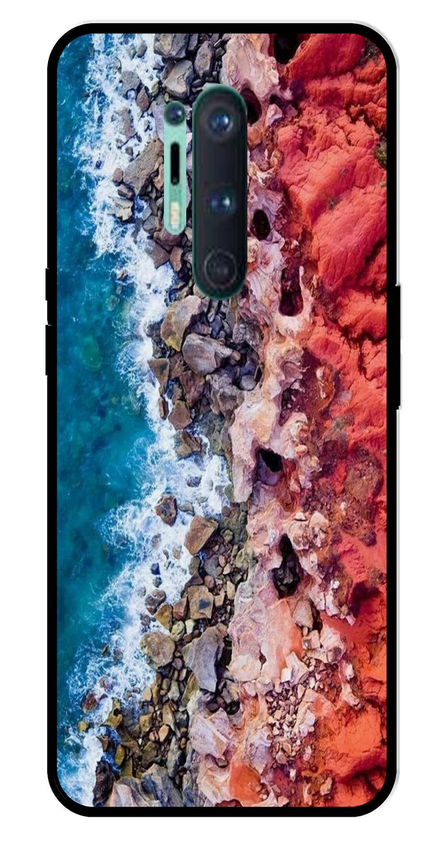 Sea Shore Metal Mobile Case for OnePlus 8 Pro