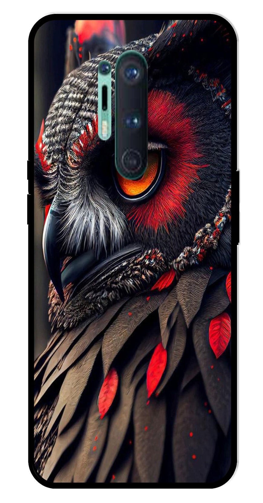 Owl Design Metal Mobile Case for OnePlus 8 Pro