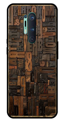 Alphabets Metal Mobile Case for OnePlus 8 Pro