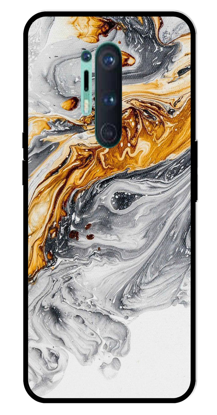 Marble Pattern Metal Mobile Case for OnePlus 8 Pro