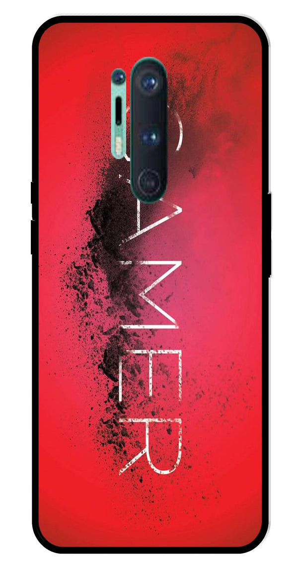 Gamer Pattern Metal Mobile Case for OnePlus 8 Pro