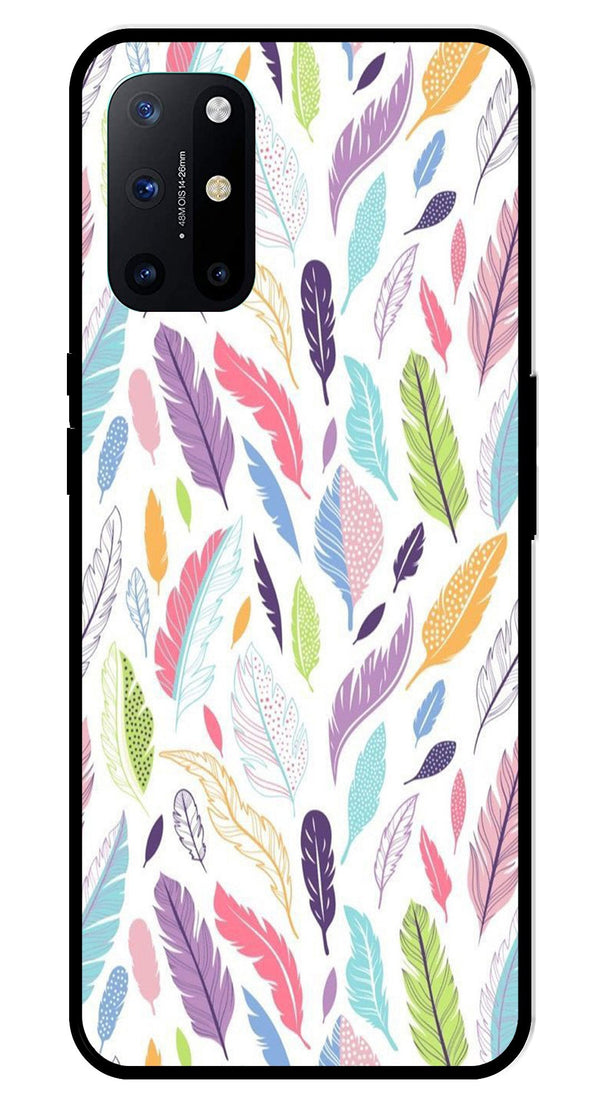 Colorful Feathers Metal Mobile Case for OnePlus 8T