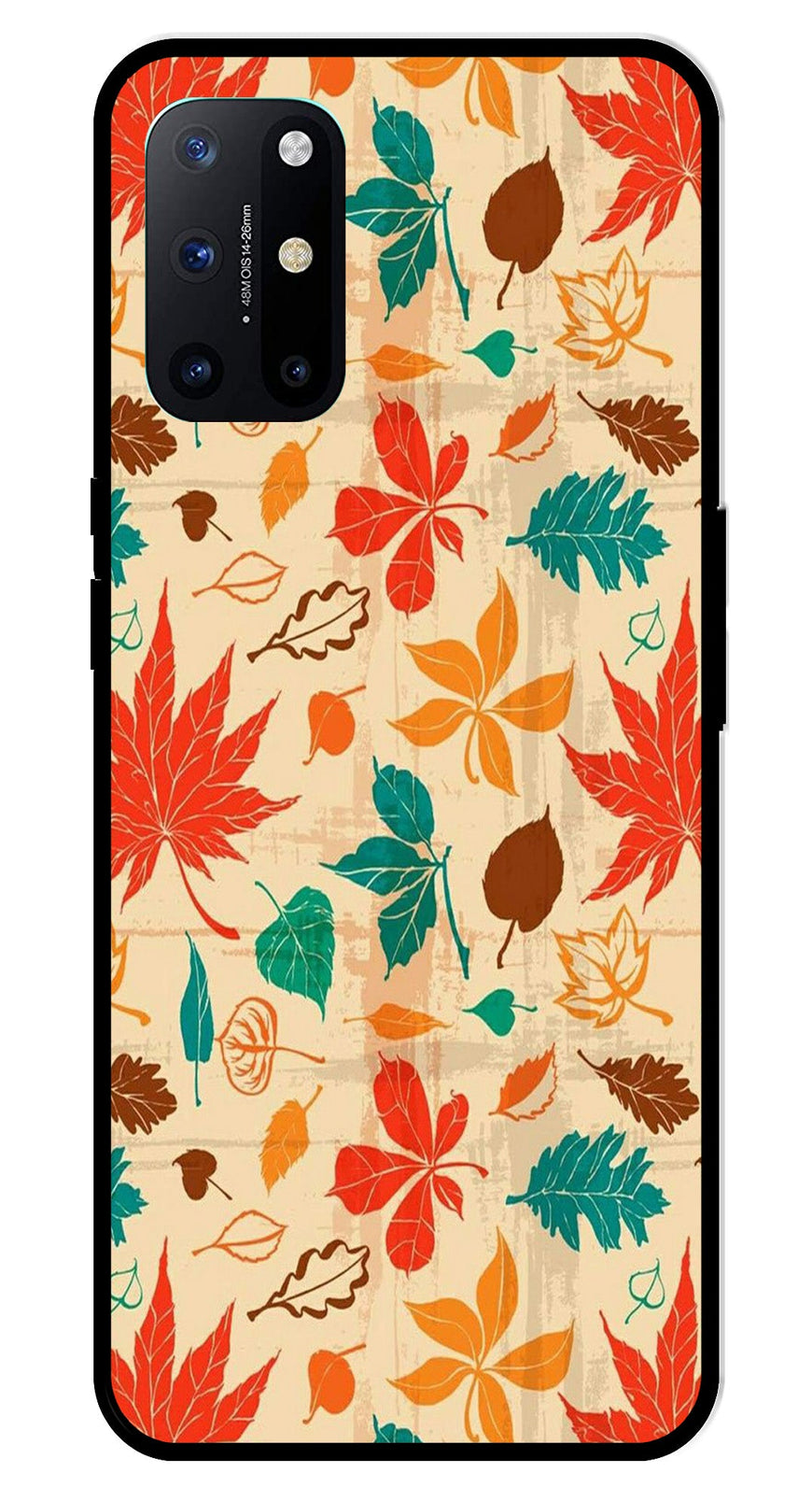 Leafs Design Metal Mobile Case for OnePlus 8T