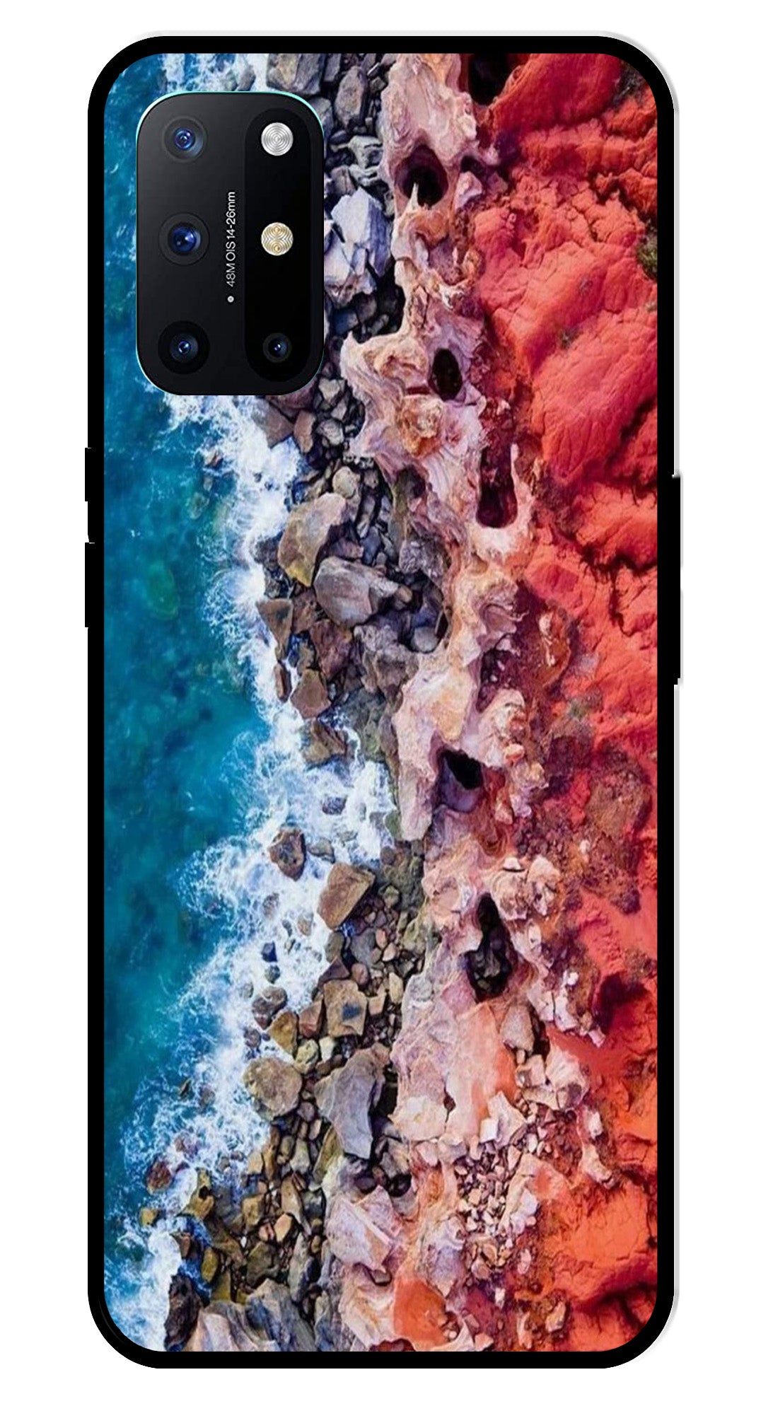 Sea Shore Metal Mobile Case for OnePlus 8T