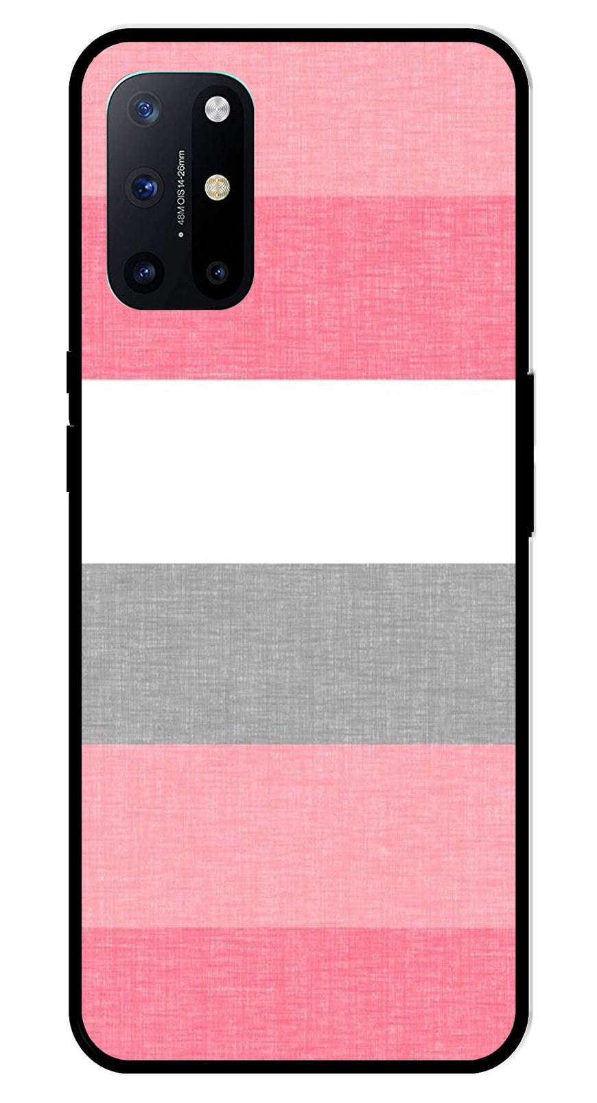 Pink Pattern Metal Mobile Case for OnePlus 8T