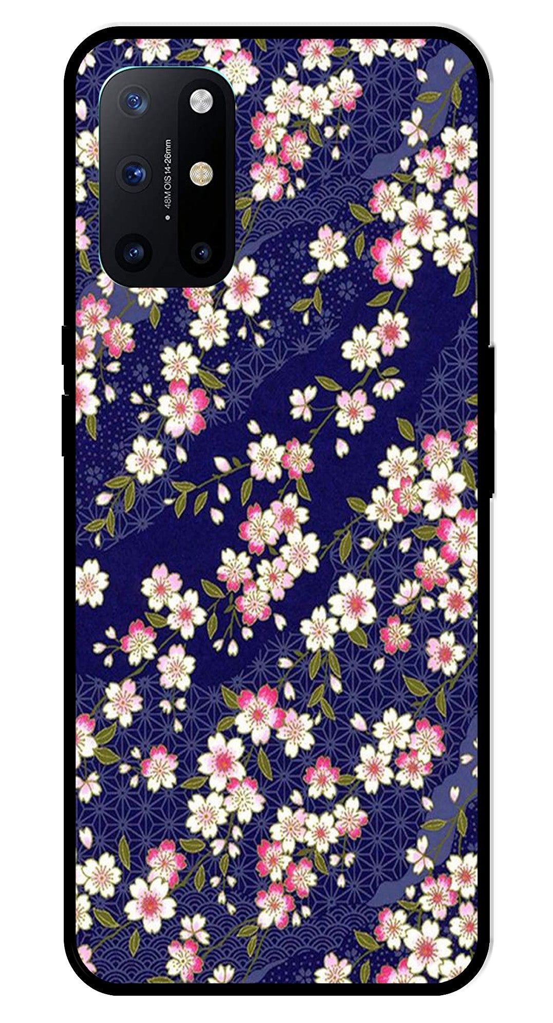 Flower Design Metal Mobile Case for OnePlus 8T