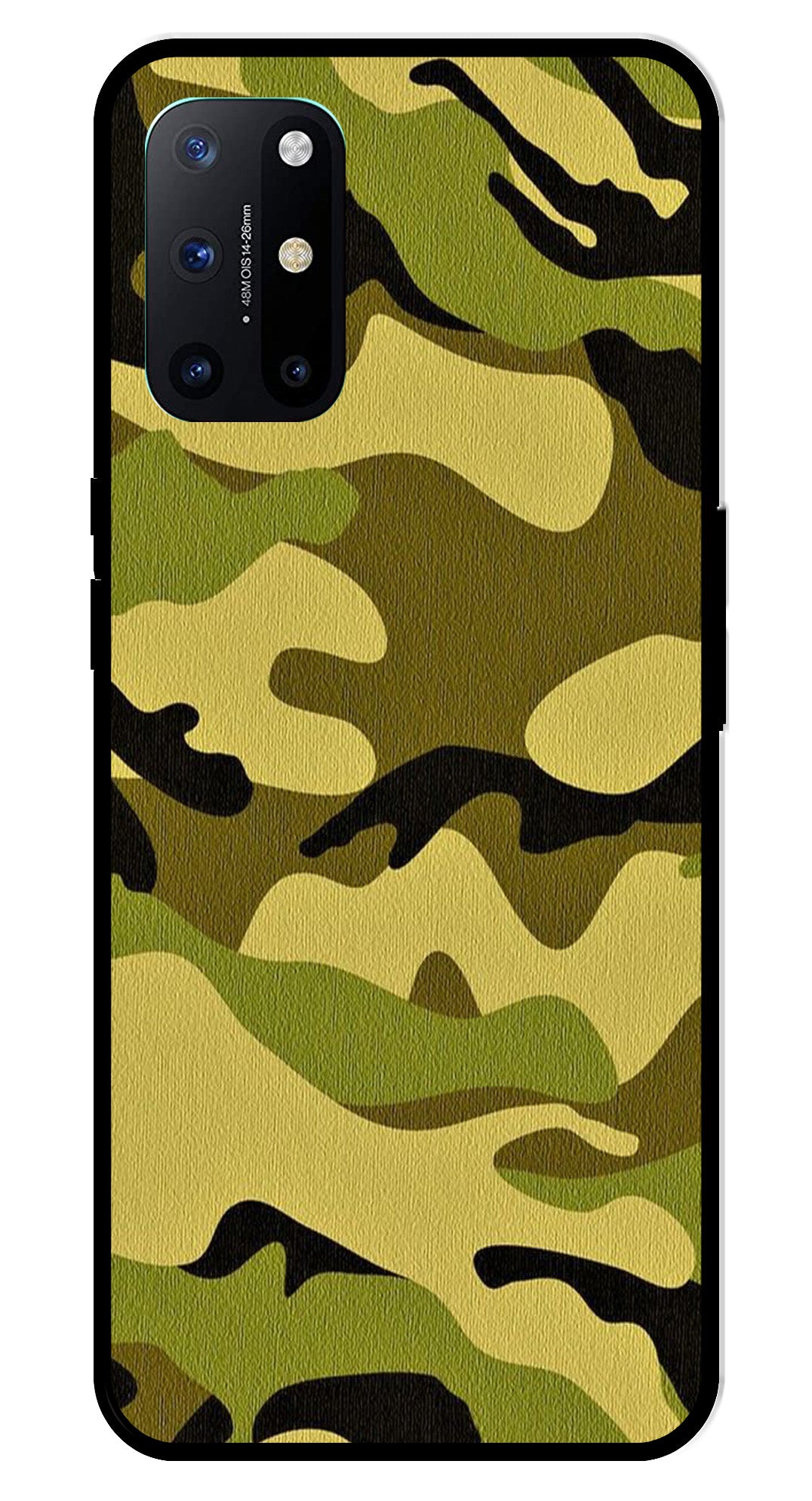 Army Pattern Metal Mobile Case for OnePlus 8T