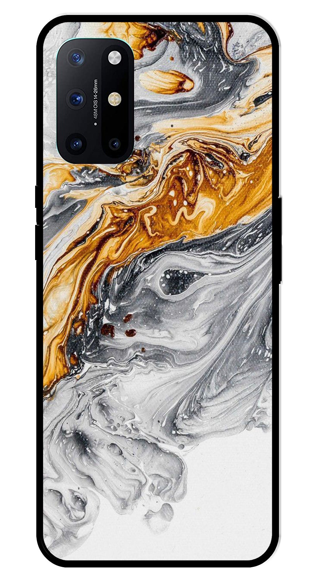 Marble Pattern Metal Mobile Case for OnePlus 8T
