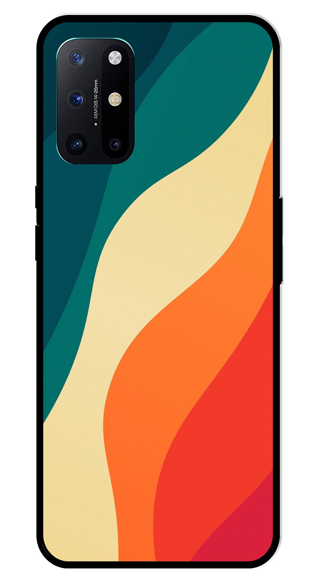 Muted Rainbow Metal Mobile Case for OnePlus 8T
