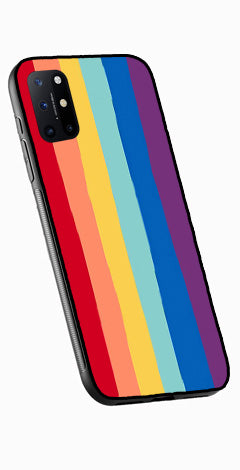 Rainbow MultiColor Metal Mobile Case for OnePlus 8T   (Design No -03)