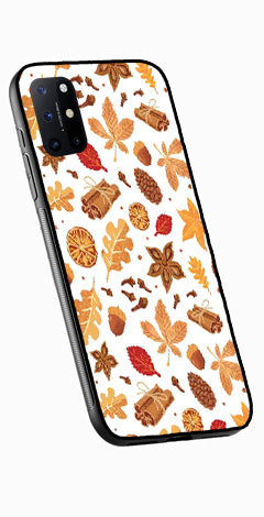 Autumn Leaf Metal Mobile Case for OnePlus 8T   (Design No -19)