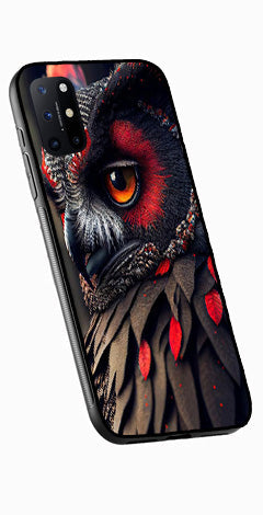 Owl Design Metal Mobile Case for OnePlus 8T   (Design No -26)
