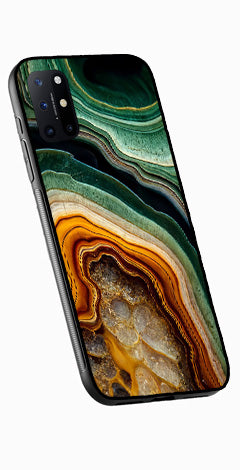 Marble Design Metal Mobile Case for OnePlus 8T   (Design No -28)