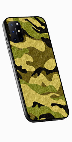Army Pattern Metal Mobile Case for OnePlus 8T   (Design No -35)