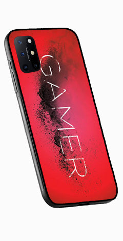 Gamer Pattern Metal Mobile Case for OnePlus 8T   (Design No -41)
