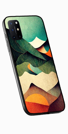 MultiColor Pattern Metal Mobile Case for OnePlus 8T   (Design No -43)