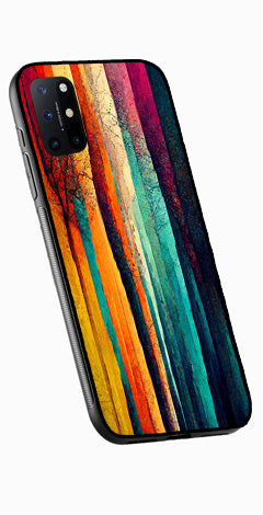 Modern Art Colorful Metal Mobile Case for OnePlus 8T   (Design No -47)