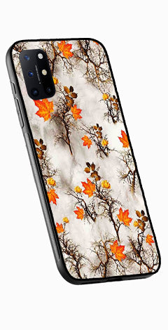 Autumn leaves Metal Mobile Case for OnePlus 8T   (Design No -55)