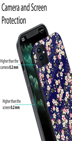 Flower Design Metal Mobile Case for OnePlus 9