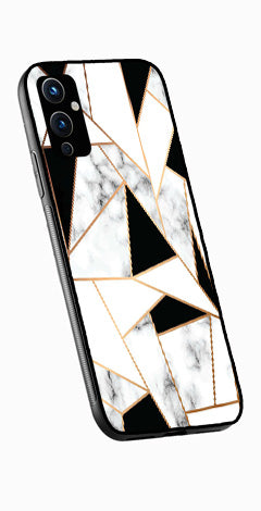 Marble Design2 Metal Mobile Case for OnePlus 9   (Design No -08)