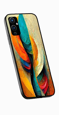 Modern Art Metal Mobile Case for OnePlus 9   (Design No -11)