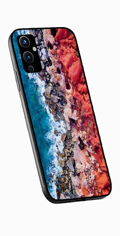 Sea Shore Metal Mobile Case for OnePlus 9   (Design No -18)