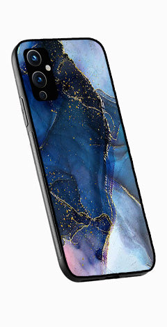 Blue Marble Metal Mobile Case for OnePlus 9   (Design No -34)