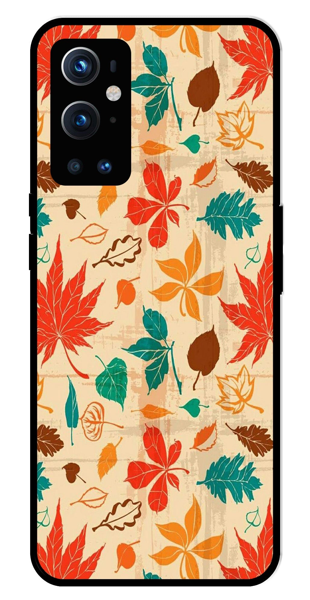 Leafs Design Metal Mobile Case for OnePlus 9 Pro